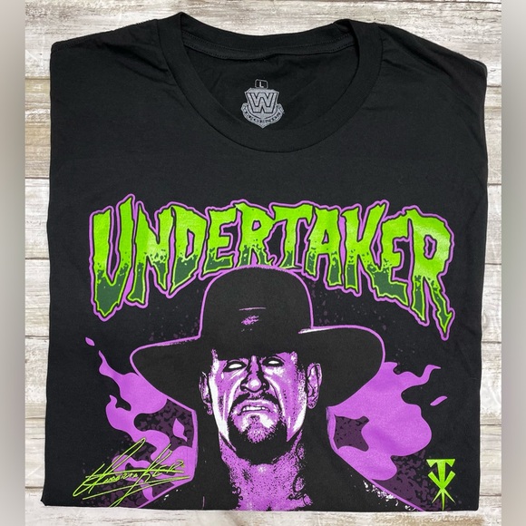 WWE Other - WWE Legends Undertaker Black Graphic T-Shirt Size Large New without Tags